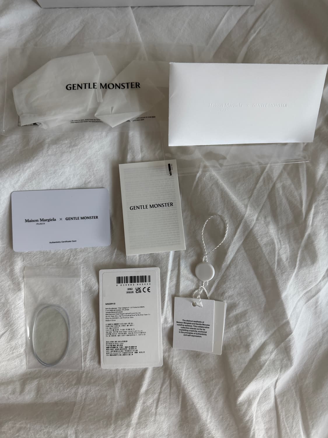 젠틀 몬스터 x 메종 마르지엘라 MM209 블랙 클리어 상품이미지2