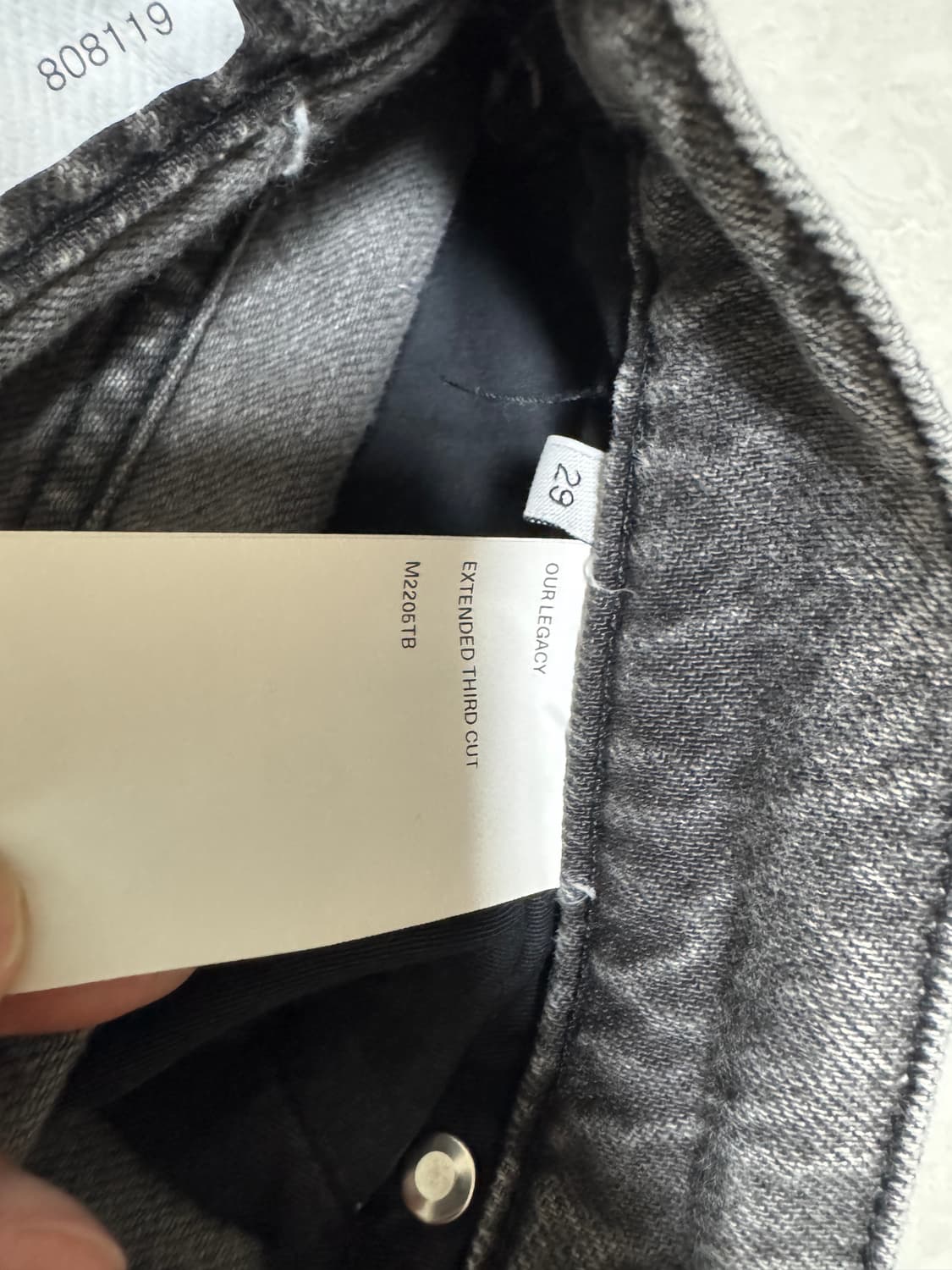 아워레가시 익스텐디드 써드컷(블랙 그레이, 29) 상품이미지6