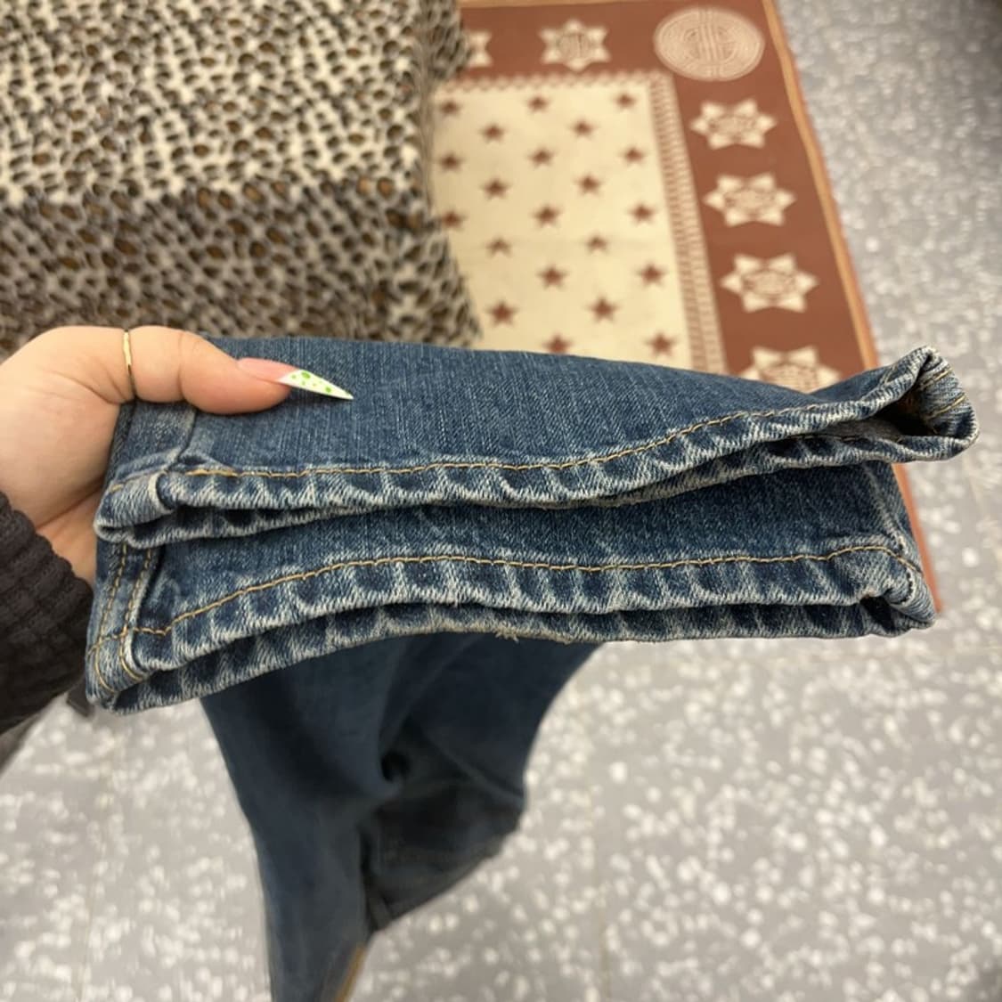 폴로 랄프로렌 올드스쿨 캐주얼 빈티지 워싱 데님팬츠 27인치 C09327 상품이미지8