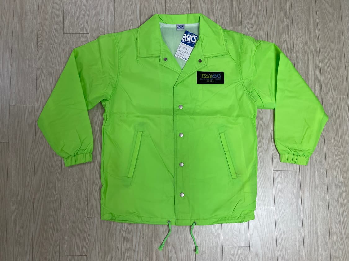 아식스 00s 올드 코치 자켓 ASICS OLD 2000 네온 M 상품이미지1