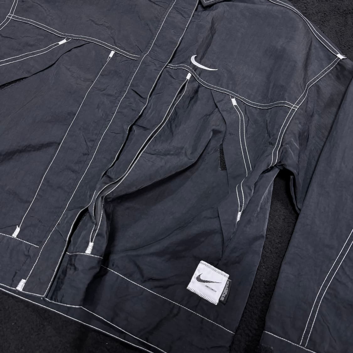 우먼 나이키 스우시 스티치 우븐자켓 상품이미지3