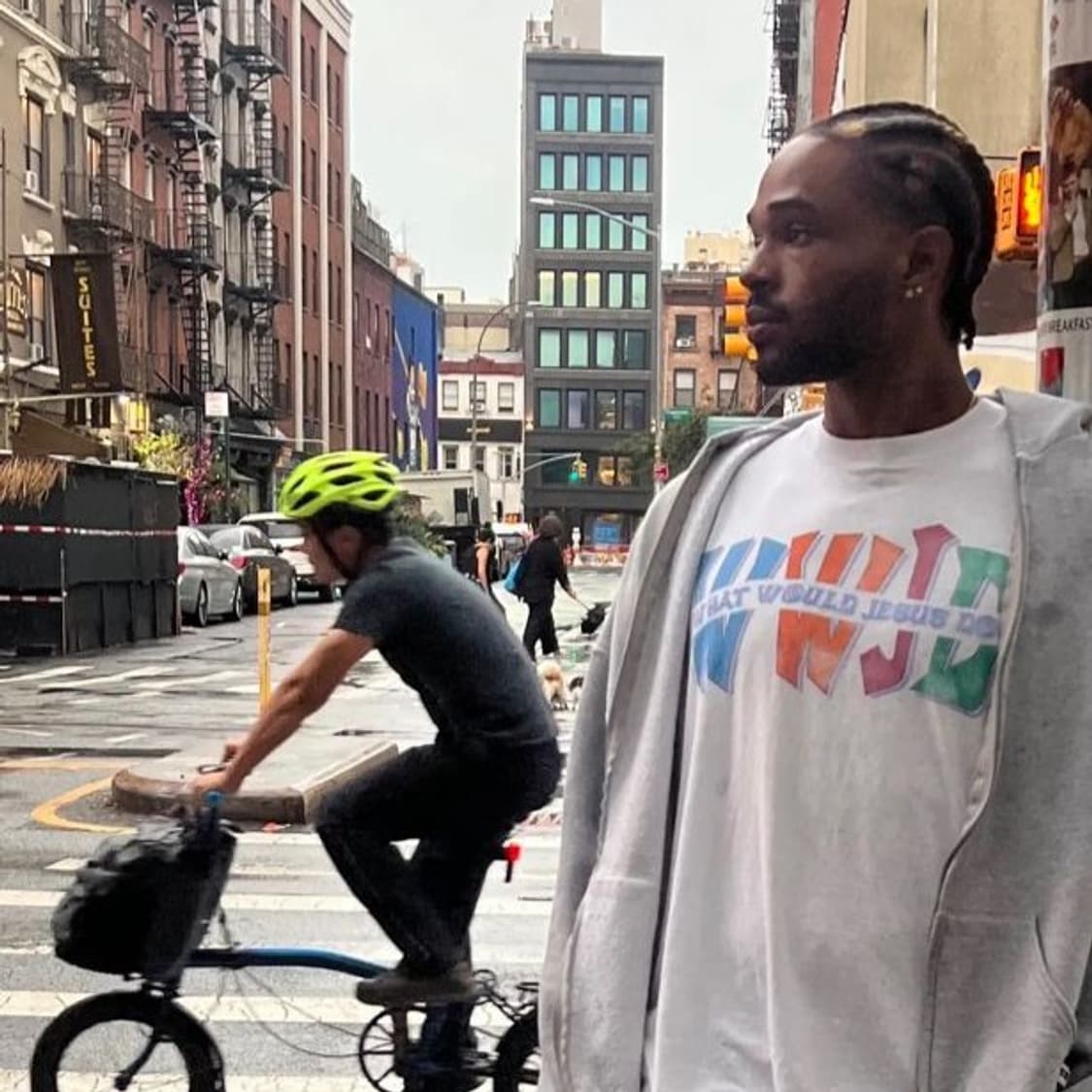 What Would Jesus Do WWJD Religious 반팔티 상품이미지1