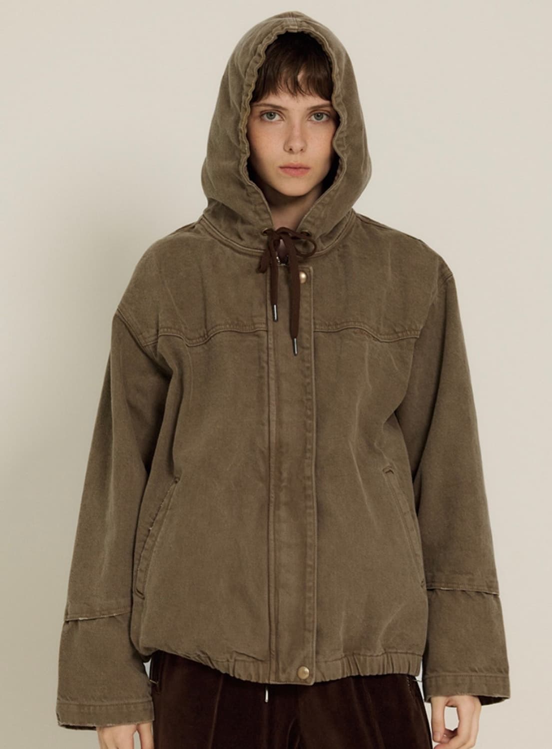 Sienne Elvis Work Jacket (Brown)   상품이미지1