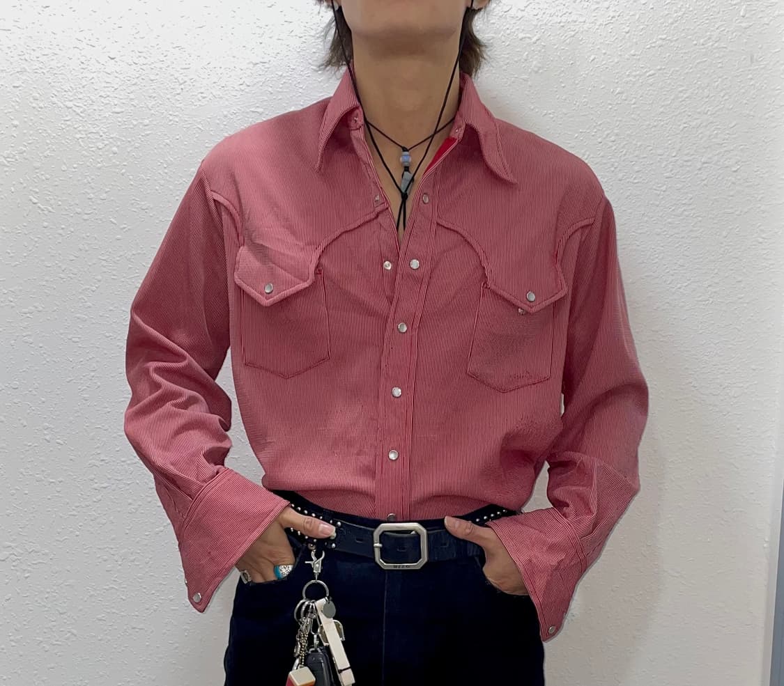 Billie Francis 70’s real 웨스턴셔츠 상품이미지1