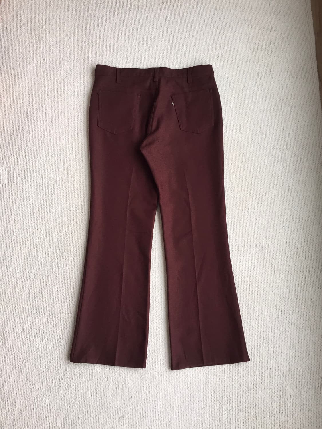 RARE 70-80’s levis 517 버건디 스타프레스트 상품이미지4
