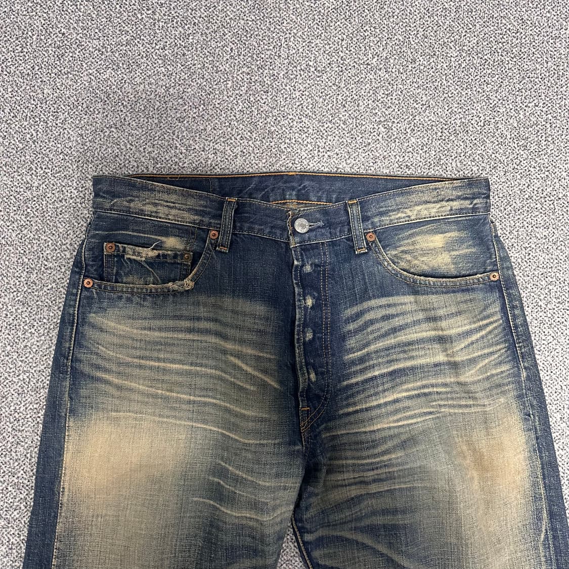 리바이스 워싱 데님팬츠  상품이미지2