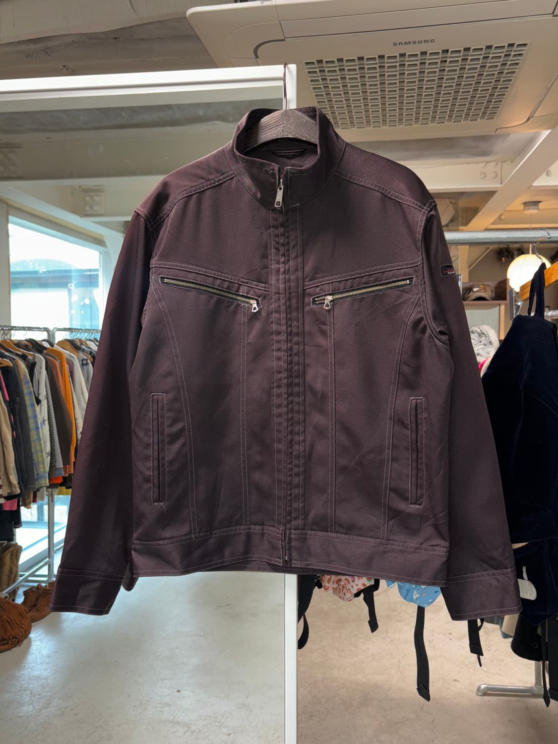 Cs club 마룬 워크자켓  상품이미지4