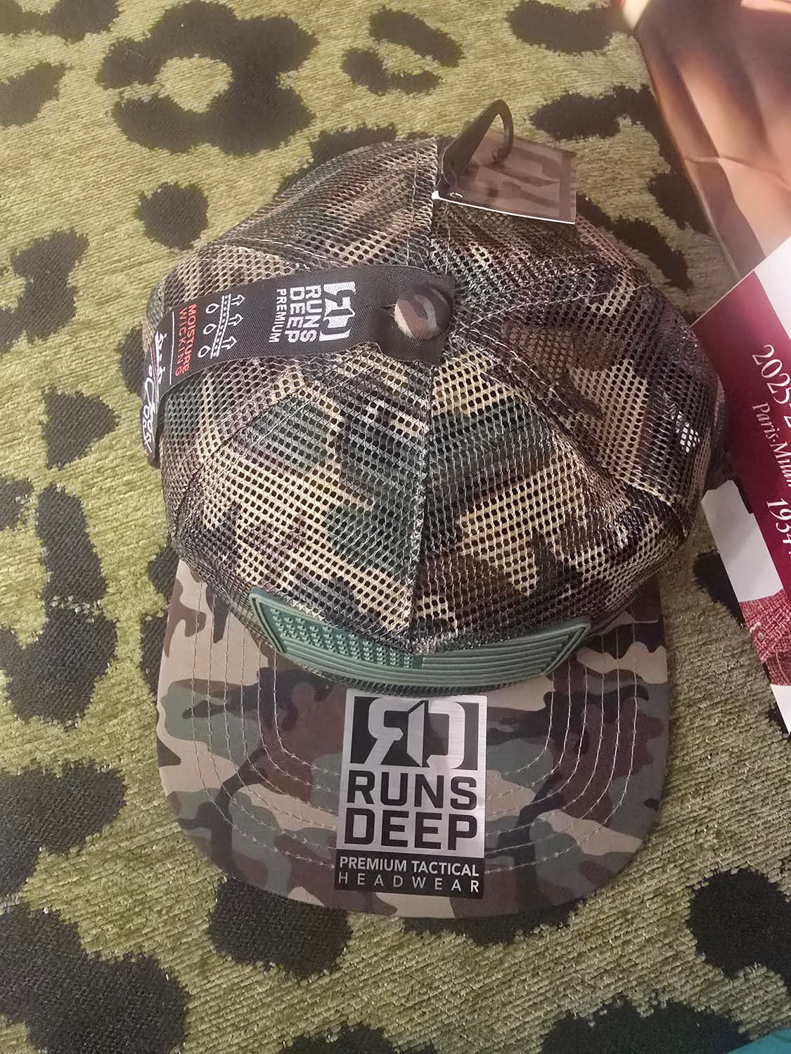 런스 딥(RUNS DEEP) 택티컬 USA 프리미엄 스냅백모자 상품이미지2