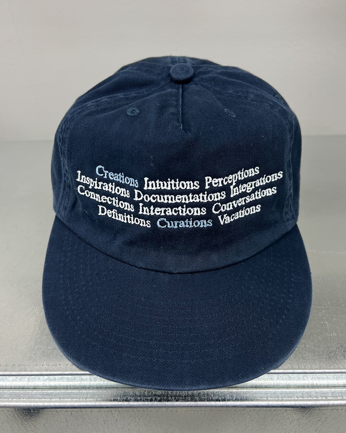 Creations and Curations 5 패널 캡 네이비 상품이미지4