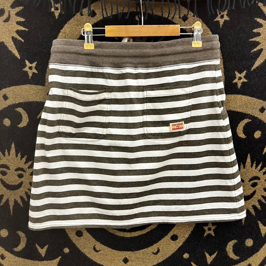 컨버스 재팬 빈티지 Y2K 갸루 스트라이프 키치 미니스커트 K0112 상품이미지4