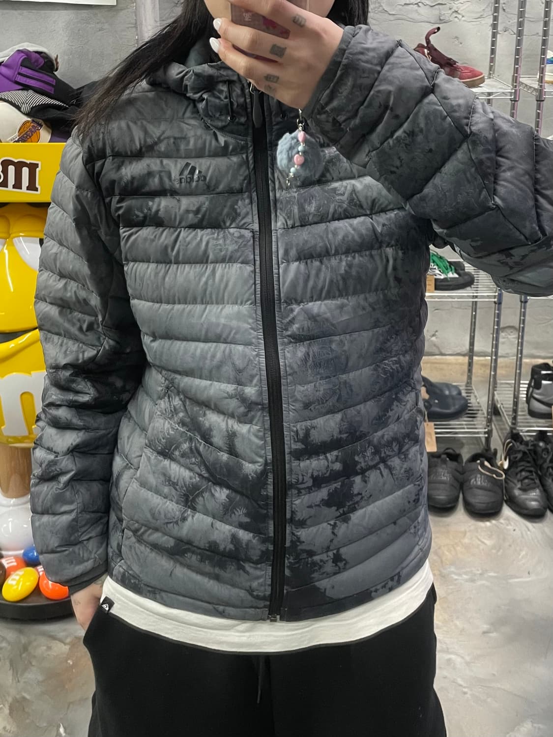 아디다스 다이드 후드 경량 패딩 상품이미지10