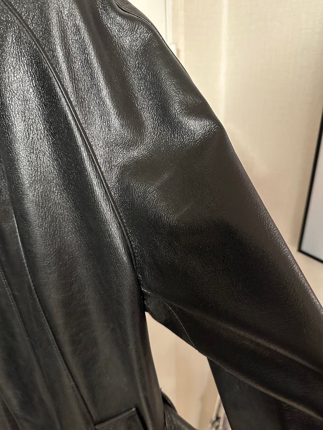 누마레 가죽 코트 상품이미지6