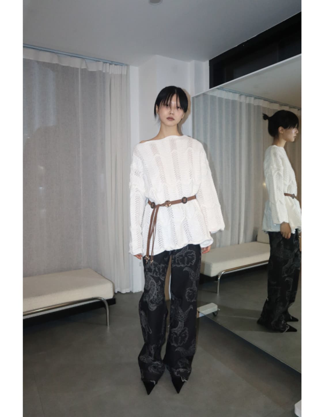 팁씨 dragon vintage denim pants 상품이미지2