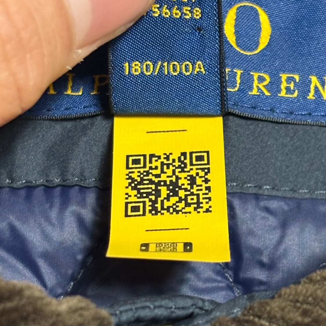 L 폴로랄프로렌 네이비 퀄팅 자켓 상품이미지5