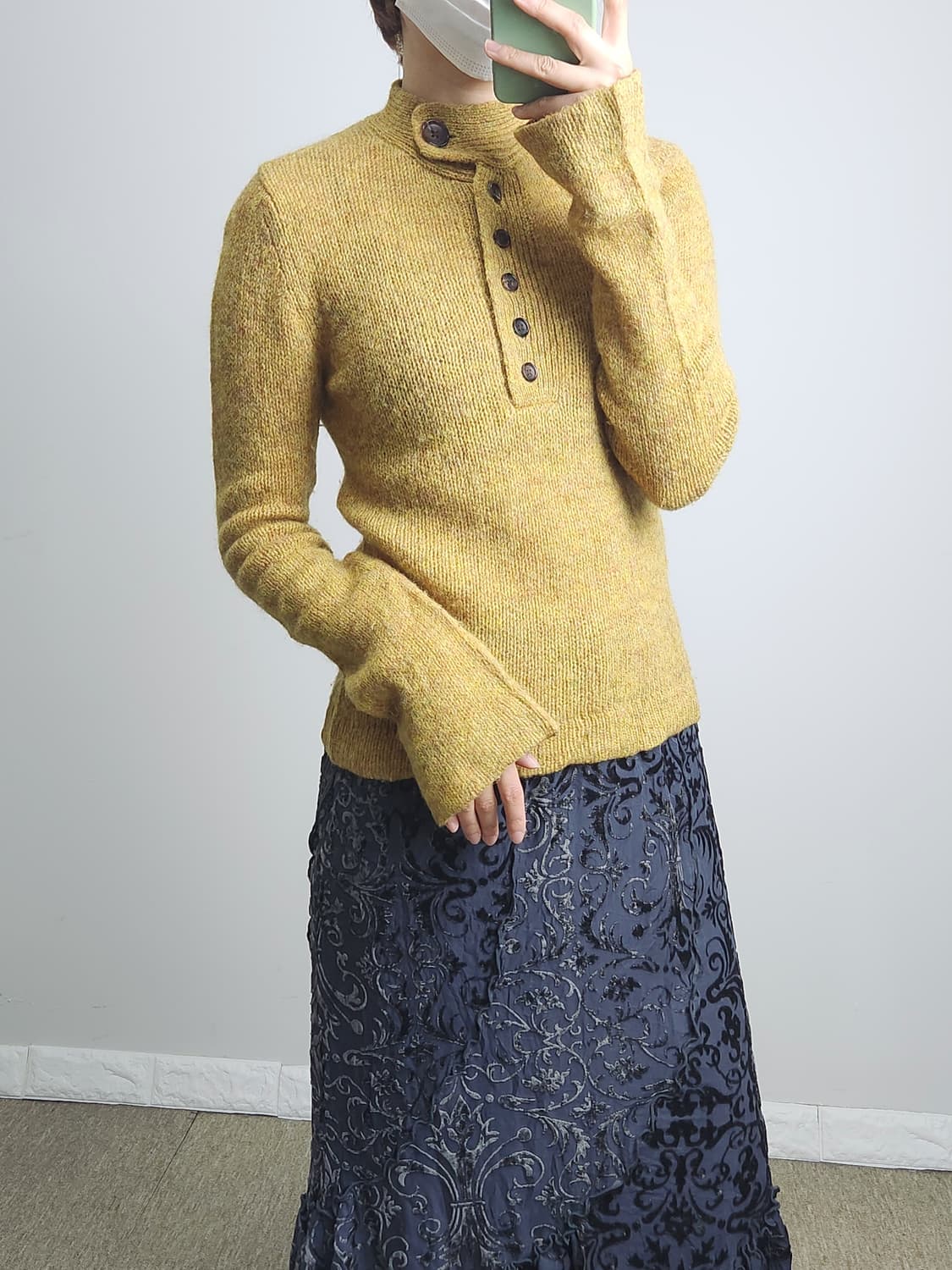 (MACPHEE) 믹스 니트  상품이미지5