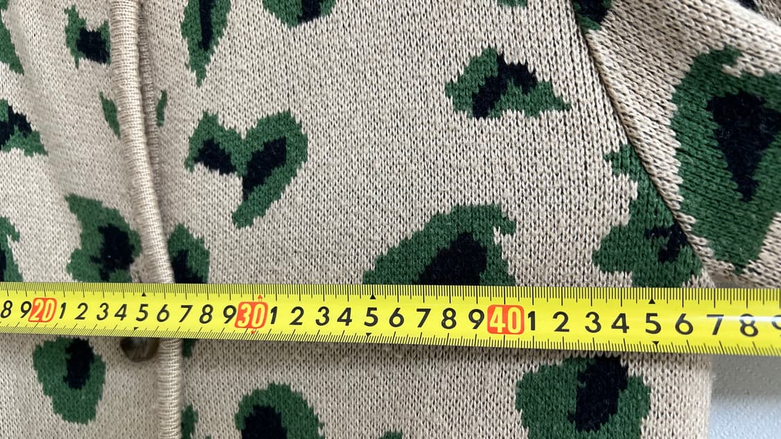 Lozza 레오파드 패턴 니트 코트 55 상품이미지3