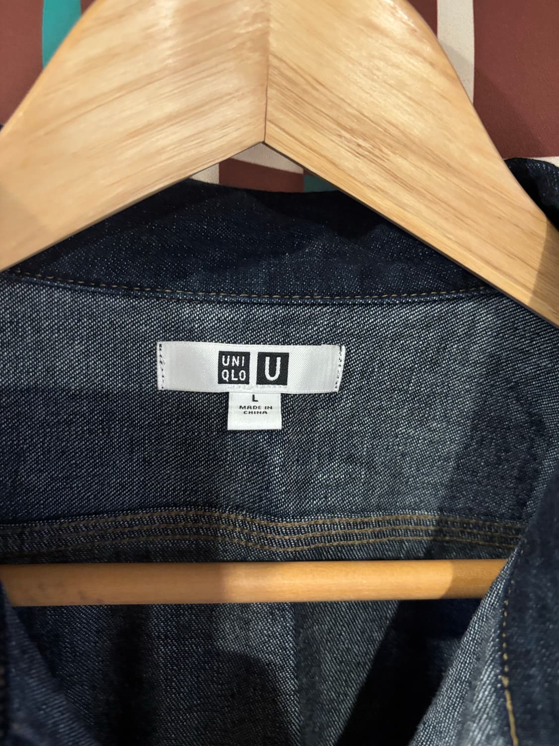 유니클로 U 데님 워크 셔츠 오버핏 상품이미지3