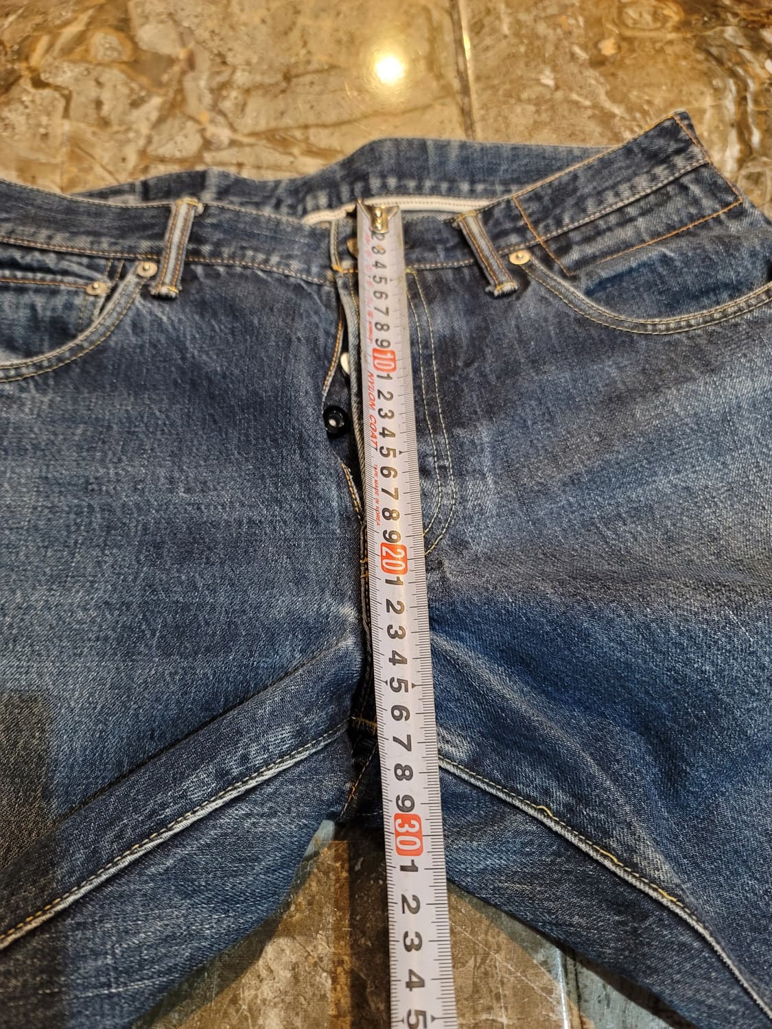 비즈빔 셀비지 워싱 데님팬츠  상품이미지8