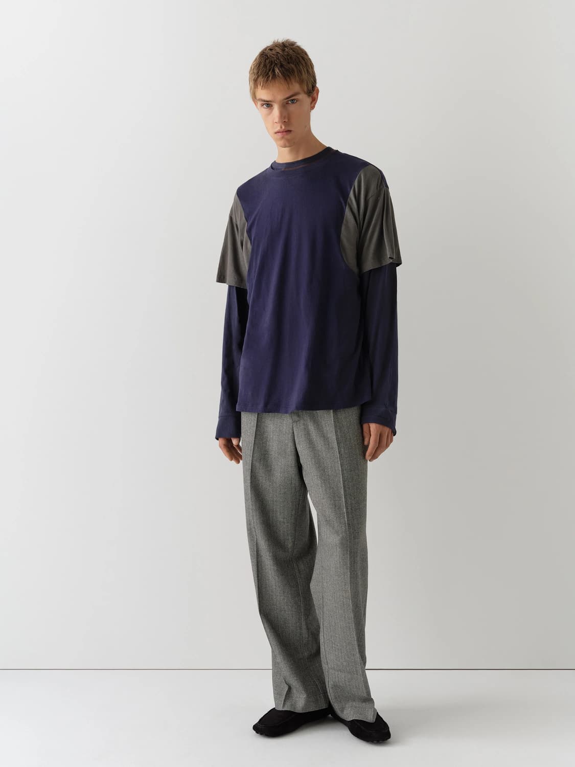 (XS,S) 기마구아스 Steve 티셔츠 / 네이비 상품이미지3