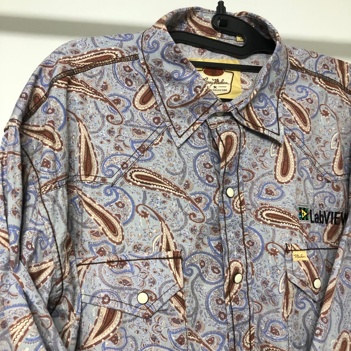 90s LARRY MAHAN 웨스턴 셔츠  상품이미지6