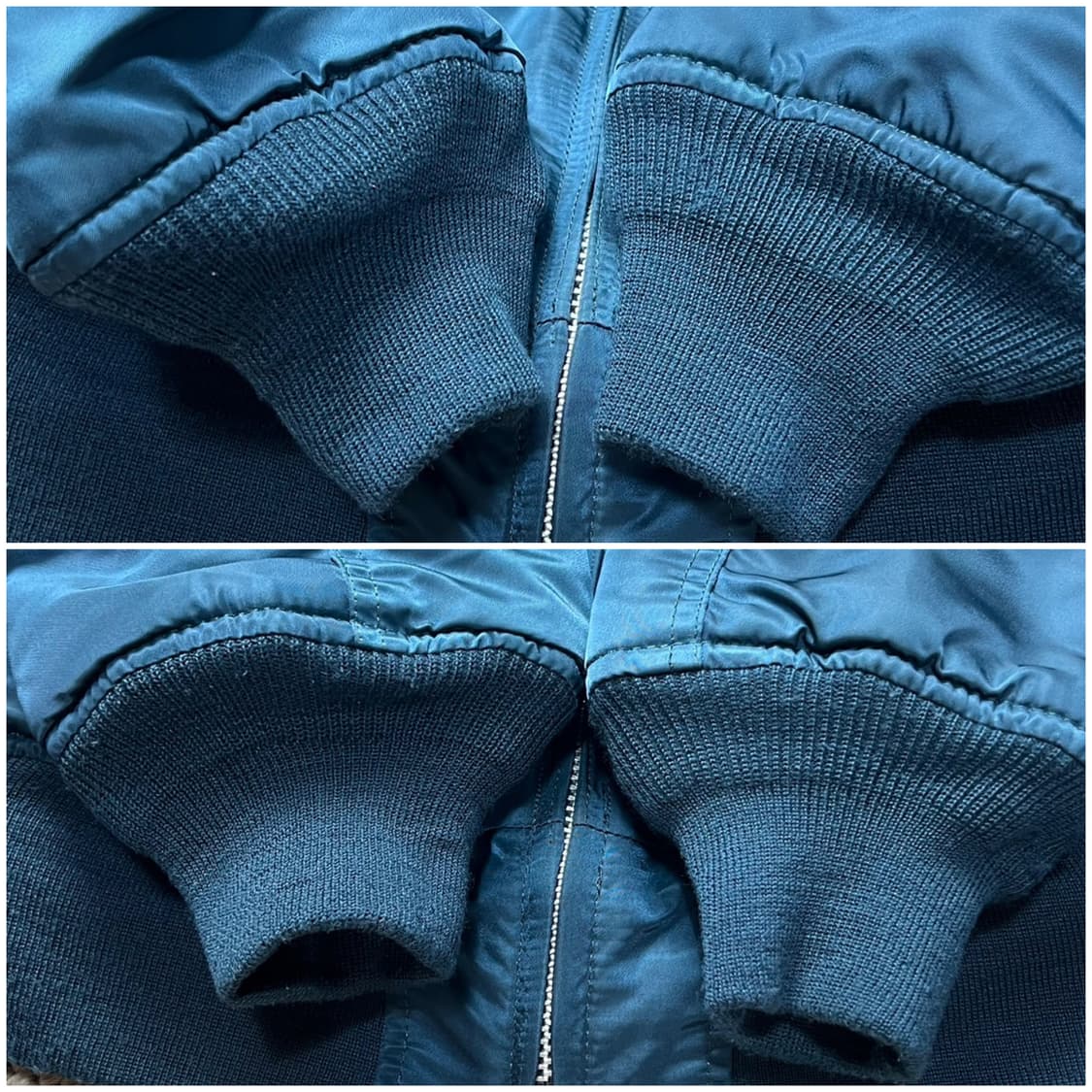 알파인더스트리 CWU-45P 레더 카라 항공 자켓 L 상품이미지9