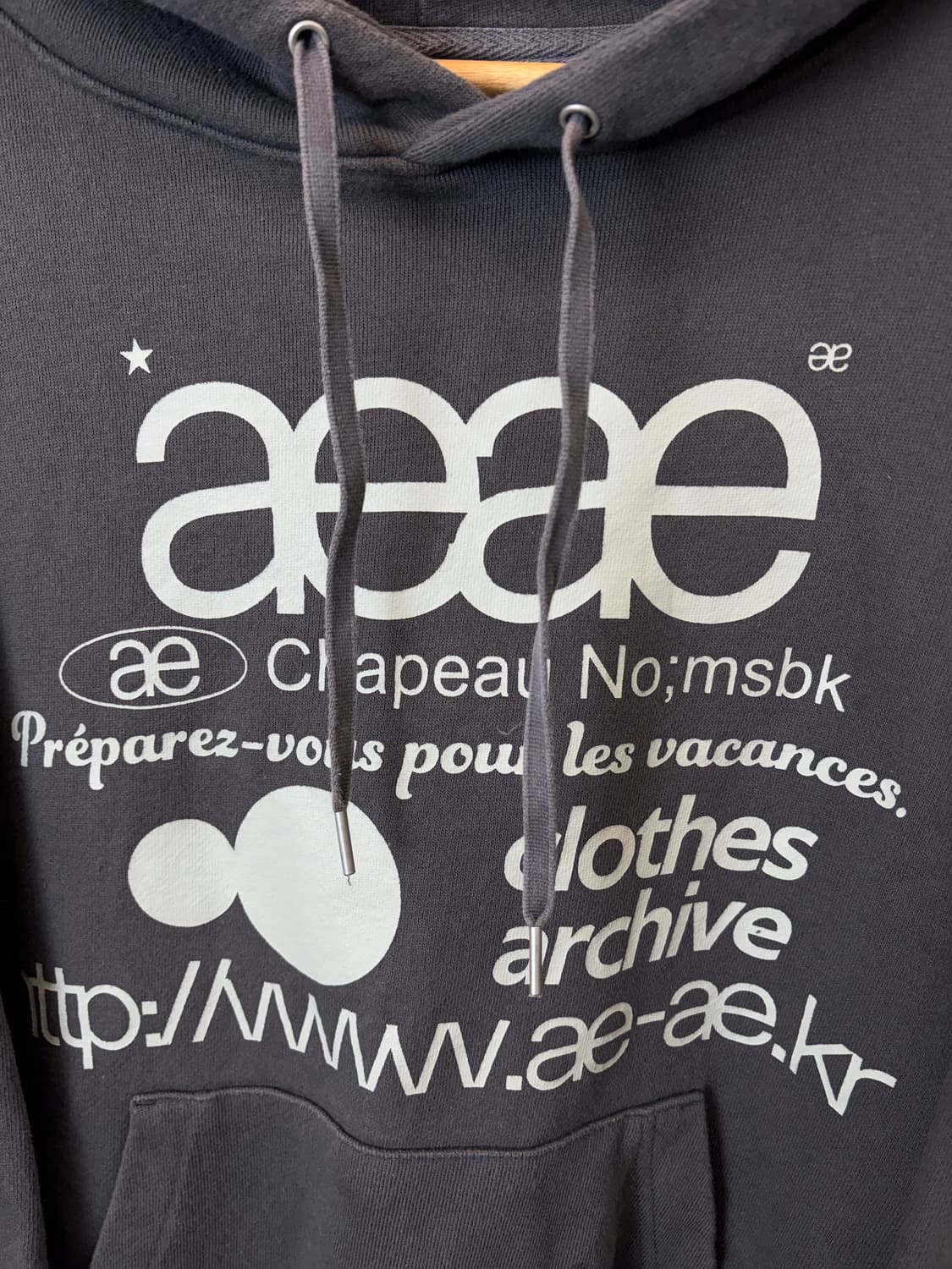 aeae 웹로고 후드티 상품이미지4