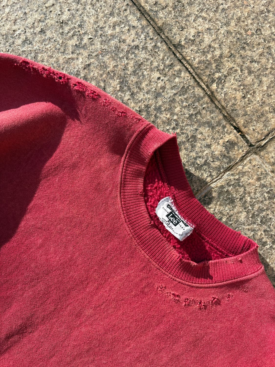 90s Lee 디스트레스드 스웻셔츠 맨투맨 상품이미지4