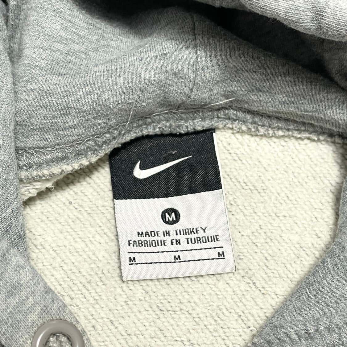나이키 스우시로고 그레이 기모 후드티셔츠 남성M 상품이미지4