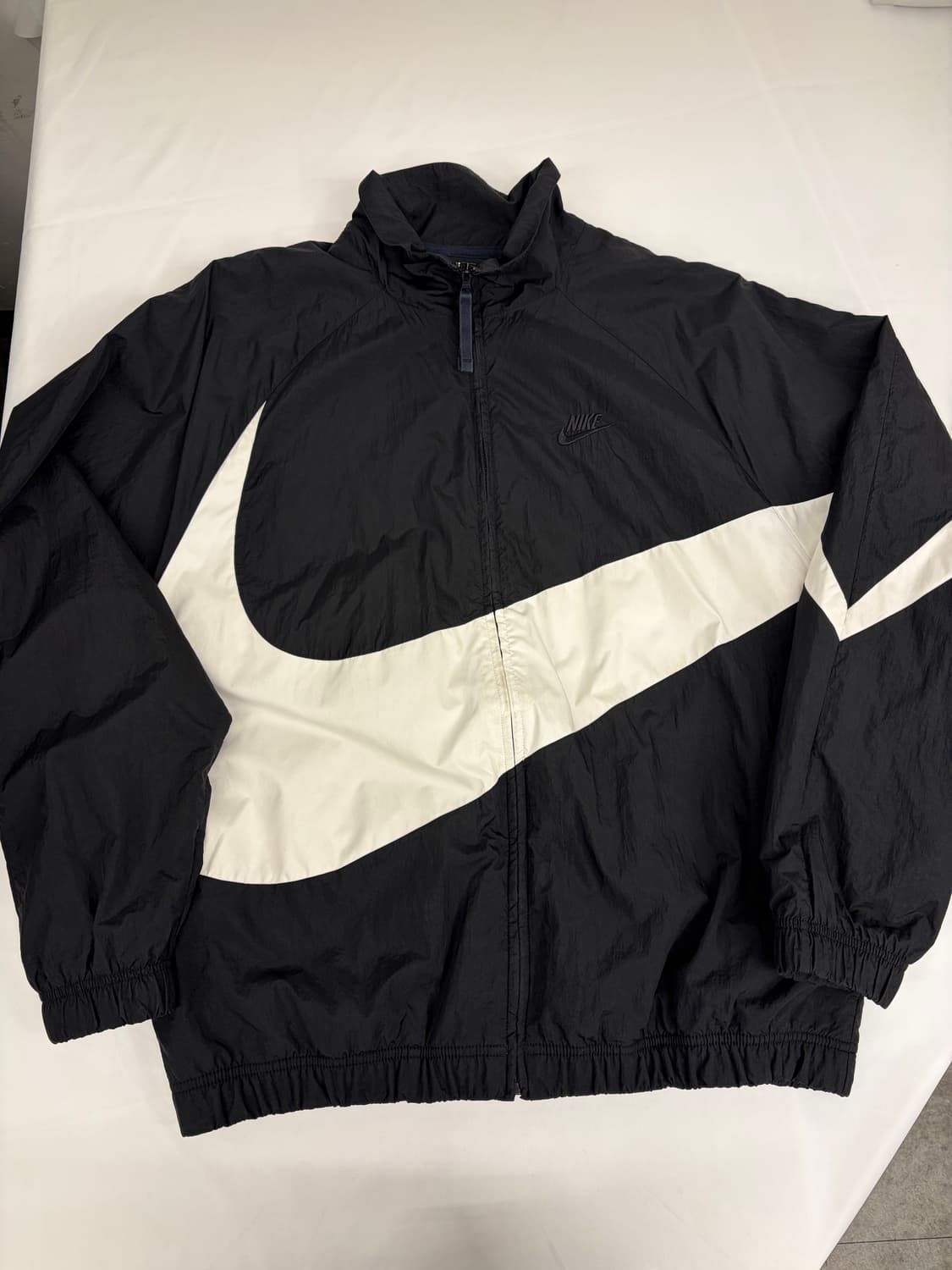 [L] 나이키 빅스우시 우븐 자켓 블랙/화이트 상품이미지1