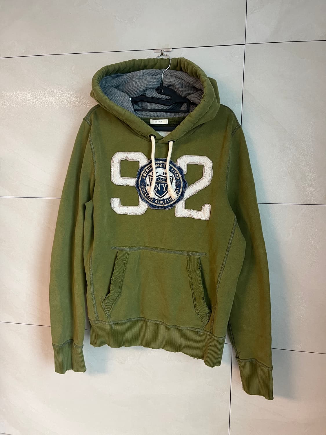 아베크롬비 올리브 후드티 [M] 상품이미지3