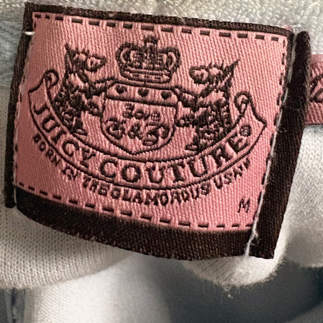 쥬시꾸뛰르 연하늘 핀터깔 하이틴 갸루 스팽글 포인트 벨벳 후드집업  상품이미지4