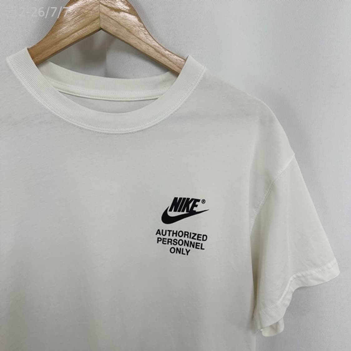 나이키 남자 화이트 반팔티 105 XL EOW 상품이미지3