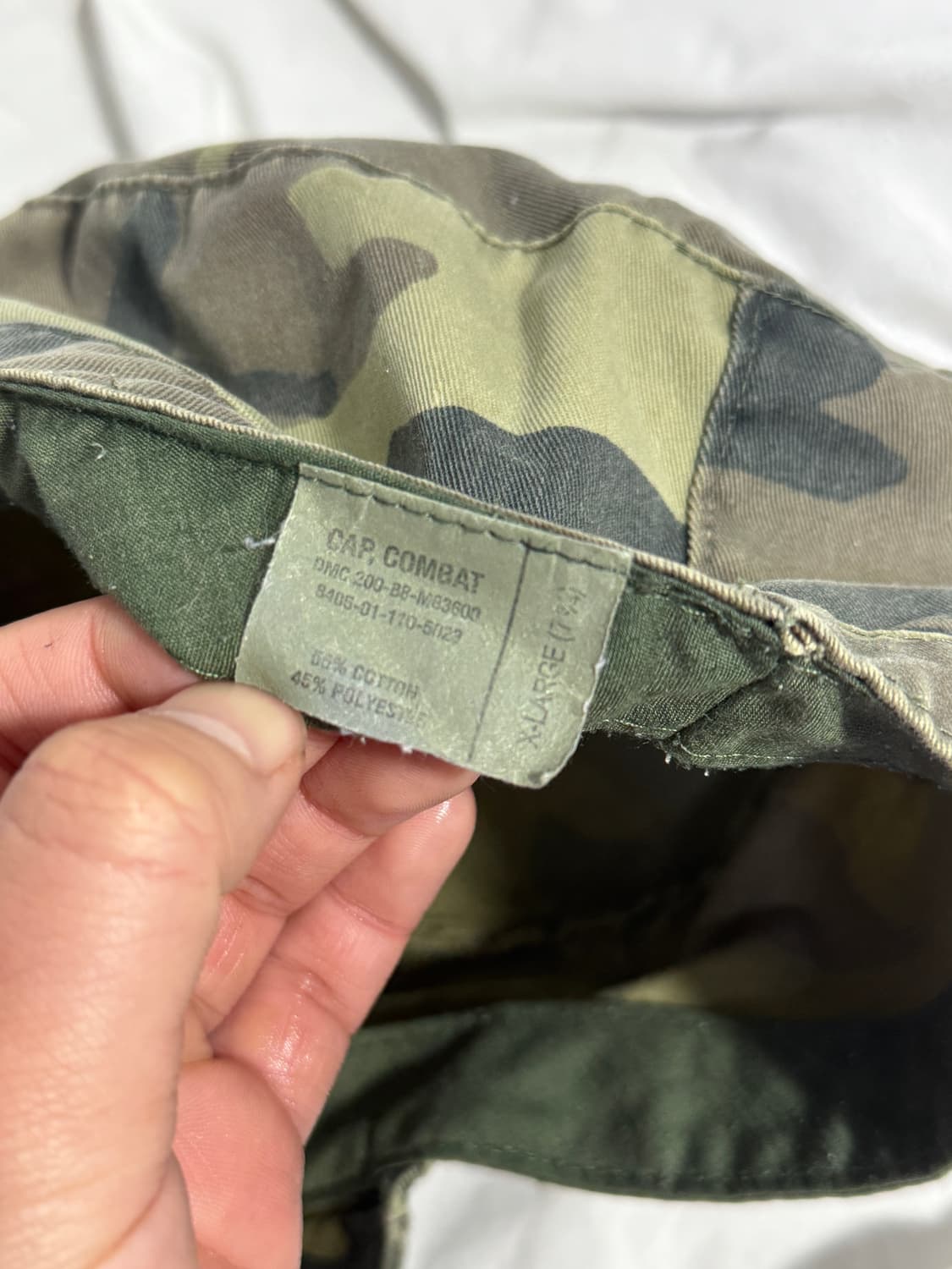 80s 미군 BDU 카모 캡 상품이미지6