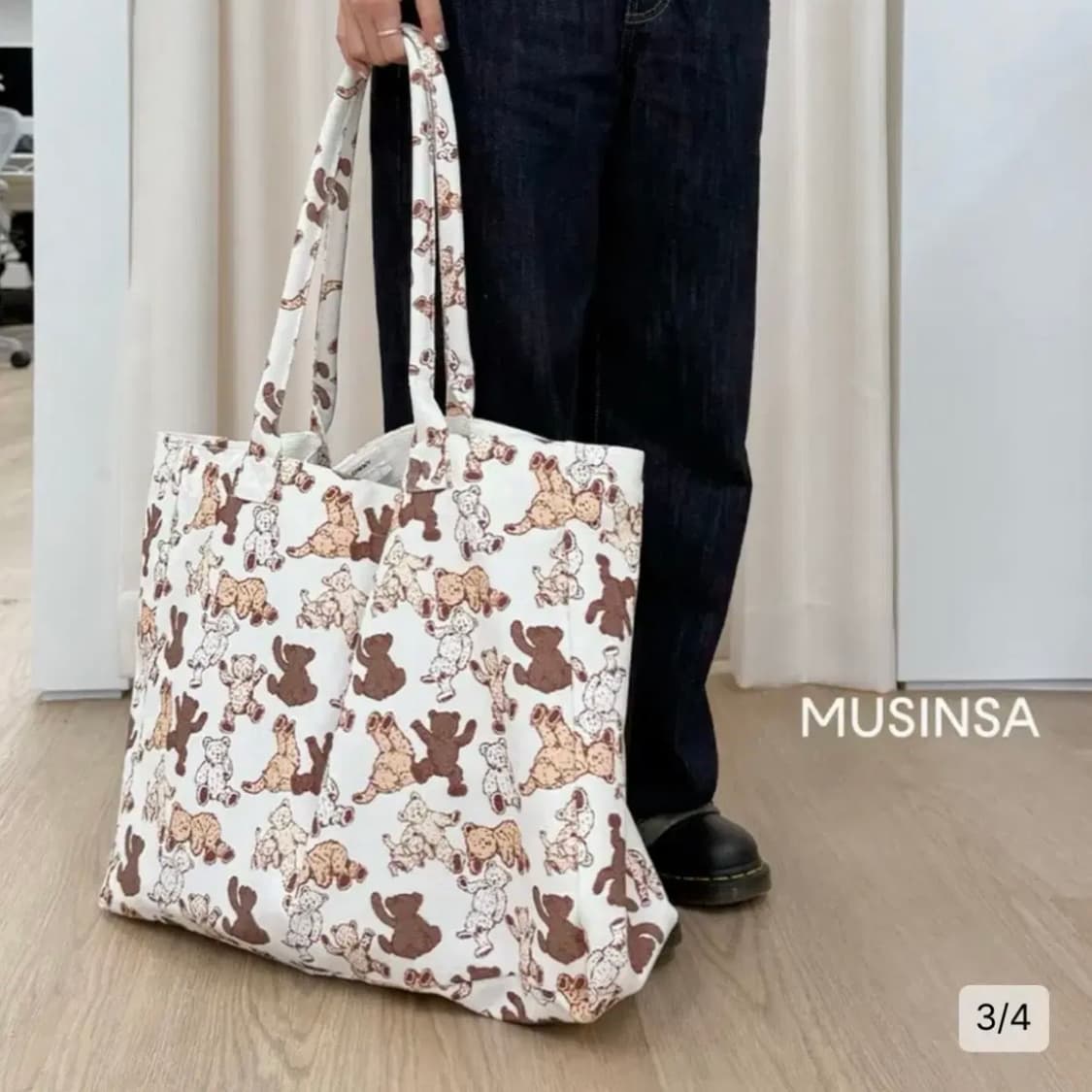 글로니 테디 클럽 토트백 TEDDY CLUB TOTE BAG GLOWNY 상품이미지2