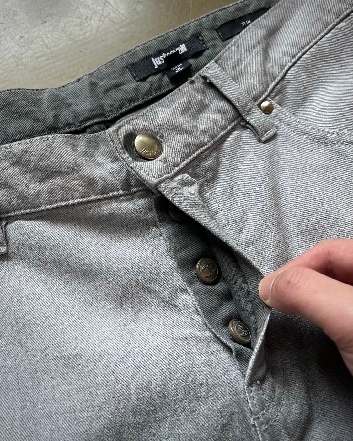 JUST CAVALLI 2013fw Gray Washed Denim 상품이미지6