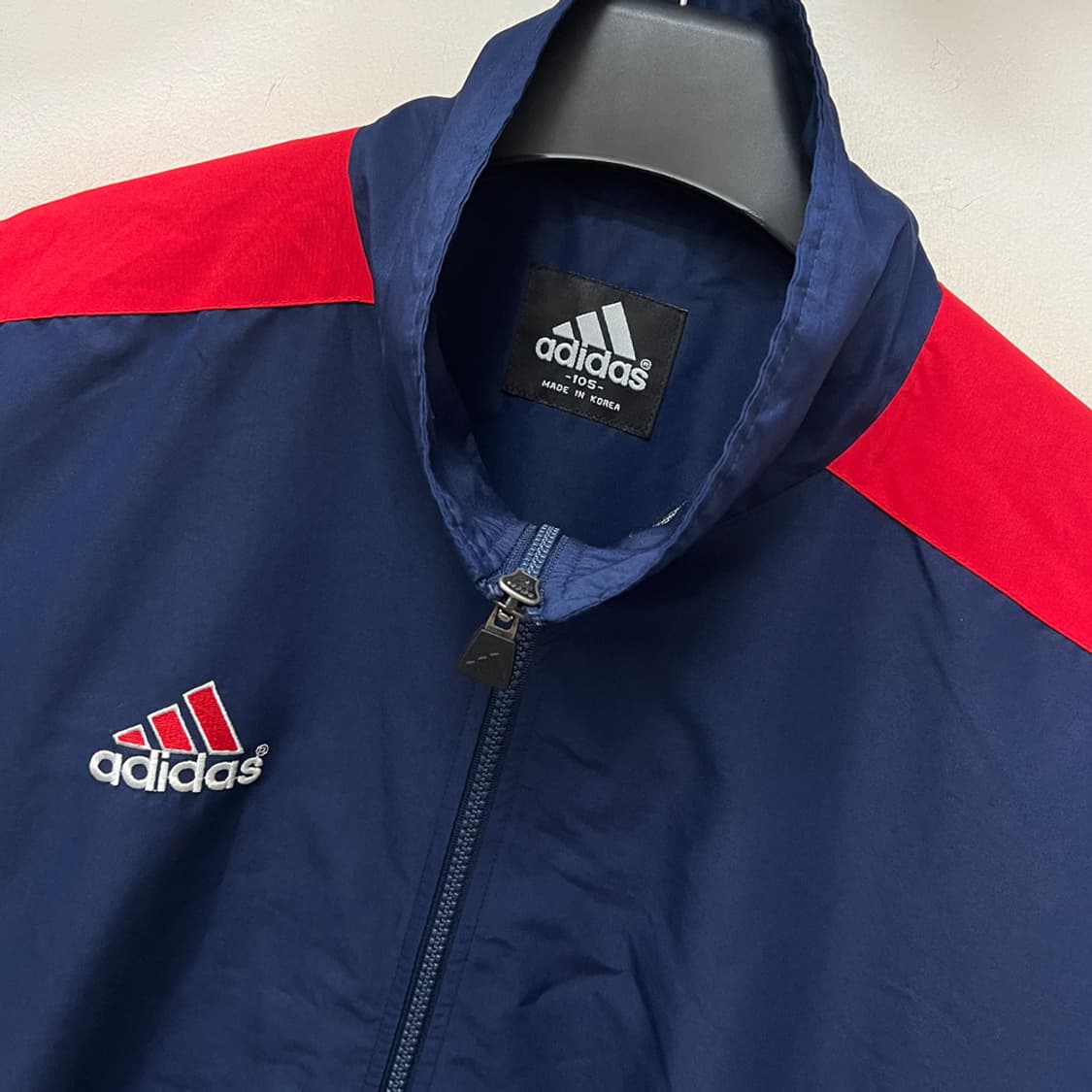 90s 아디다스 잉글랜드 슈트 올드스쿨 바람막이 자켓 105 상품이미지3
