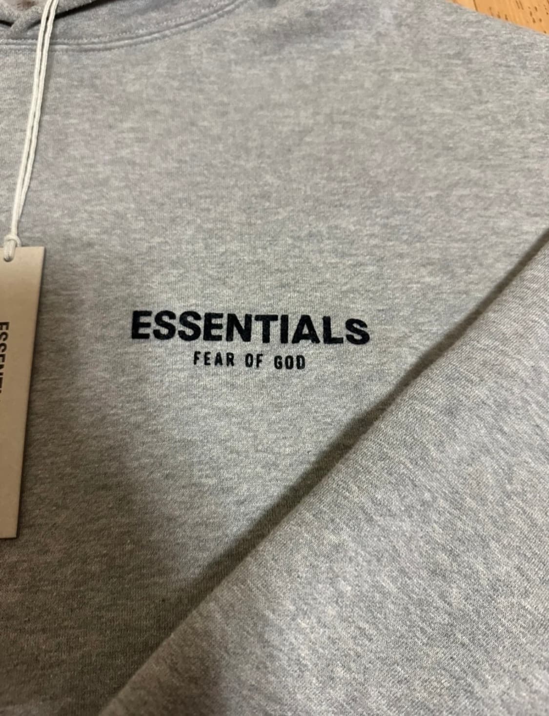 [XL] 에센셜 다크오트밀 후드티 상품이미지3