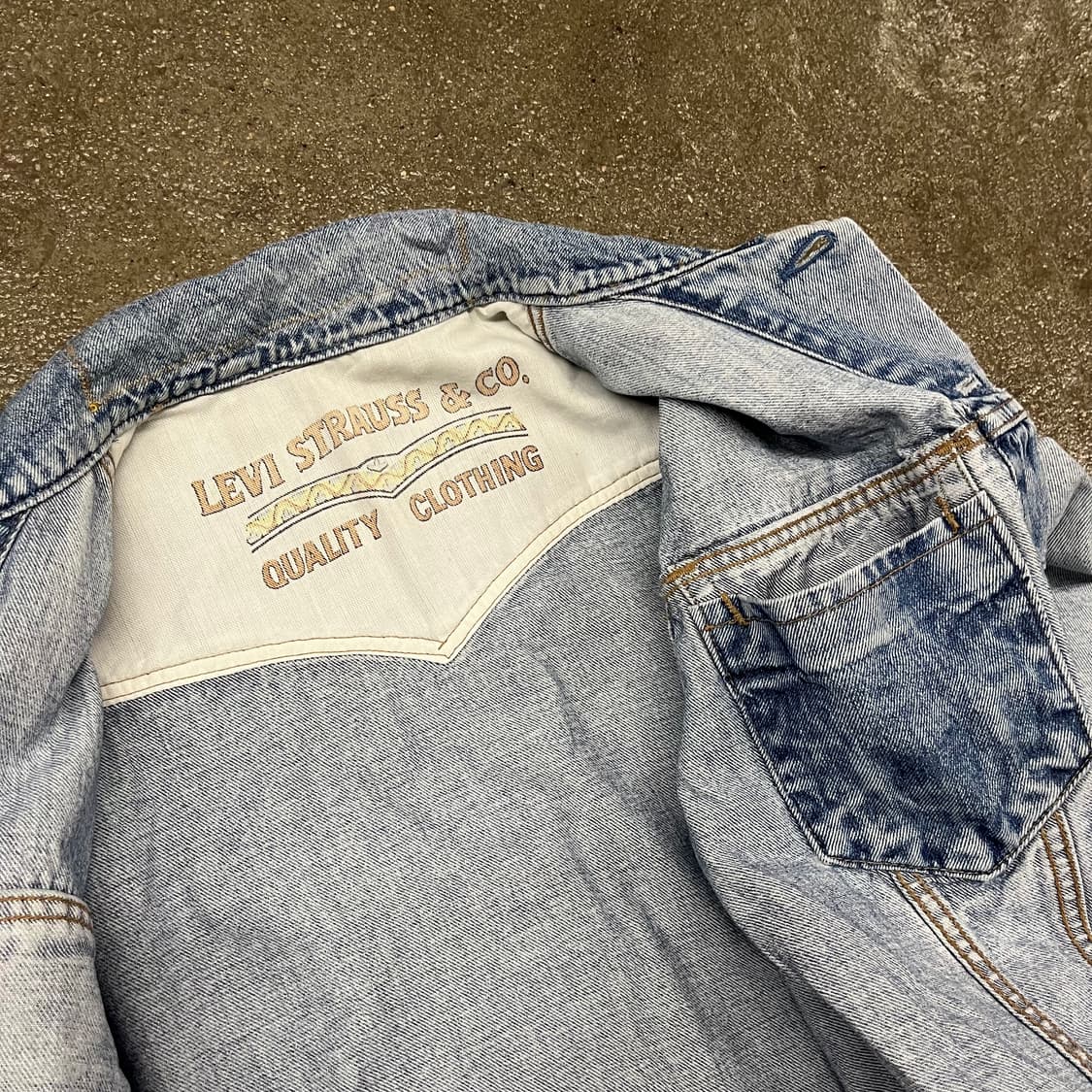 80s 리바이스 데님 트러커 자켓 (105) 상품이미지7