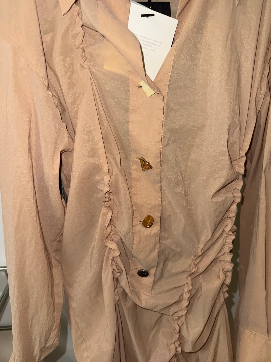 Rejina Pyo 스킨톤 셔링 원피스 상품이미지5