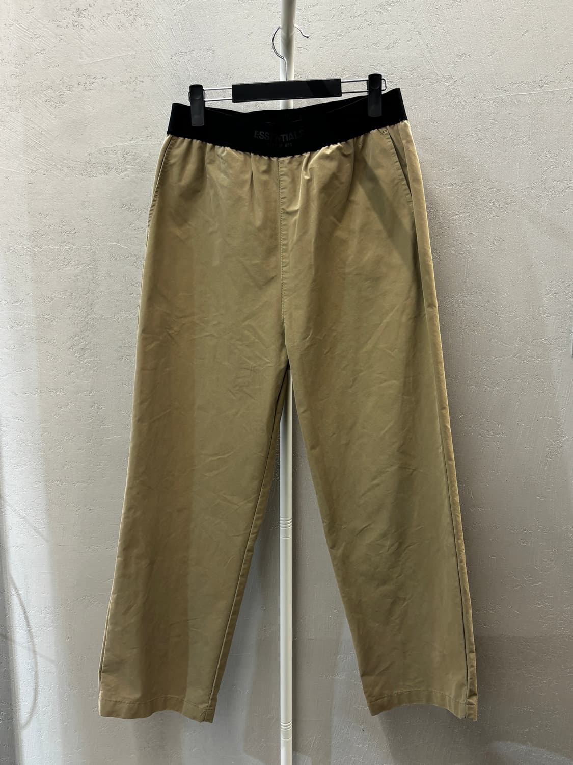 피어 오브 갓 베이지 로고 밴딩 팬츠 M 상품이미지2