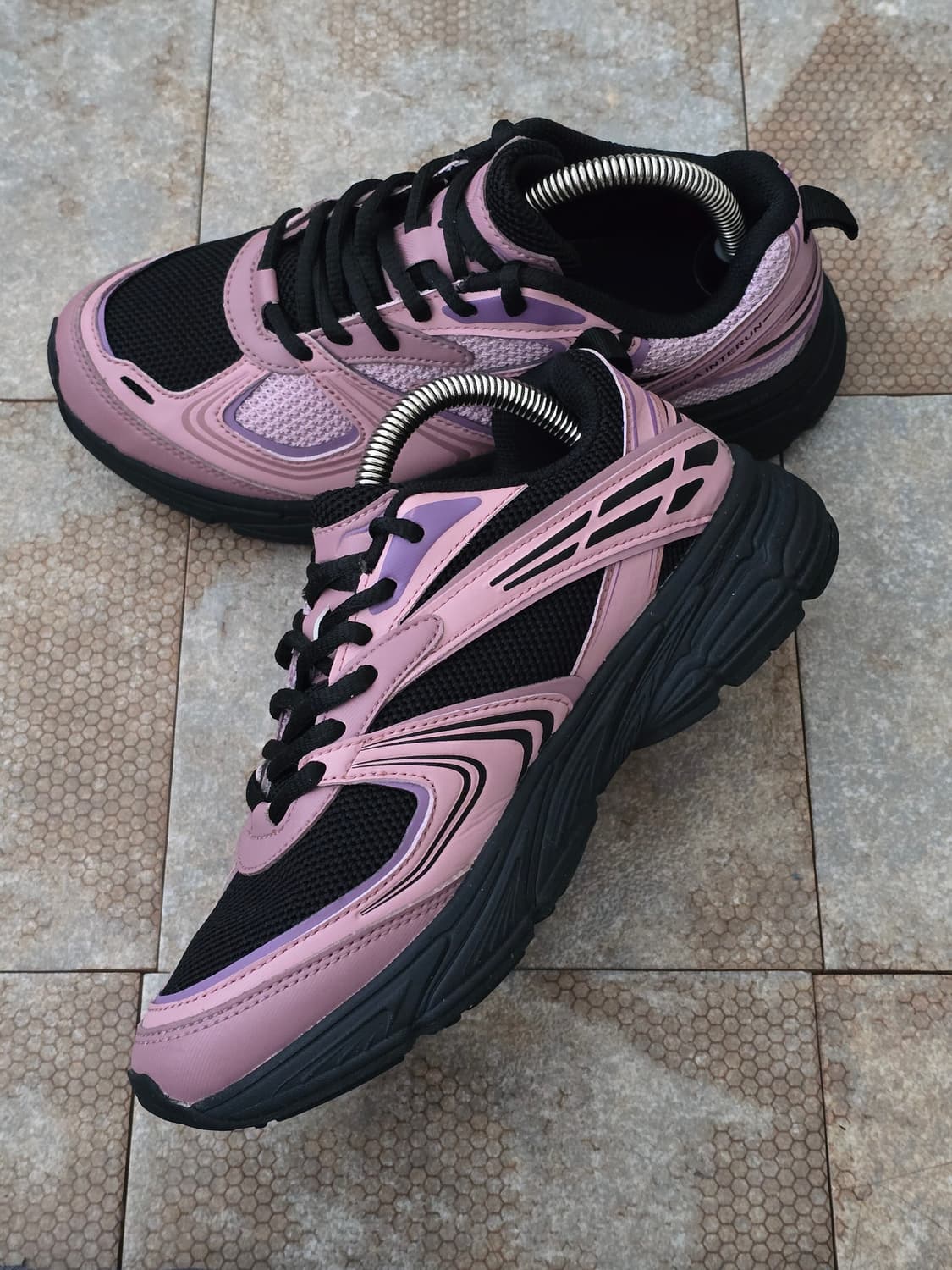 (230)휠라 인터런 핑크 블랙  상품이미지5