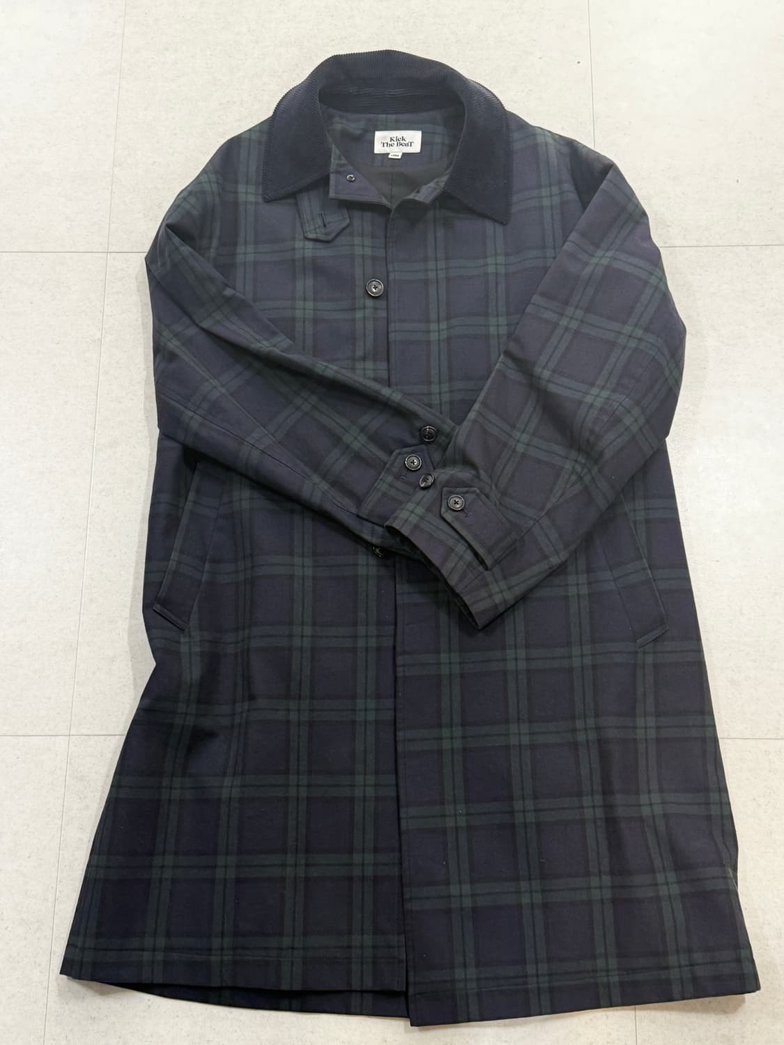 킥더빗 맥코트 블랙와치 L 상품이미지1