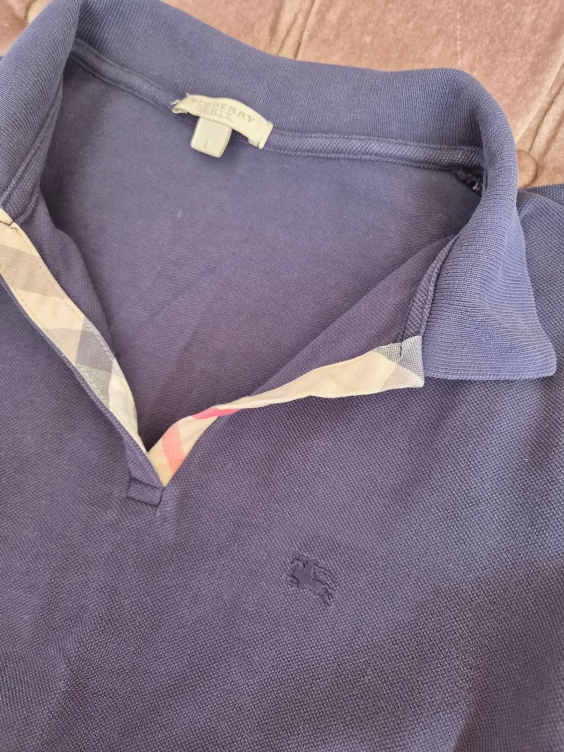 버버리 브릿 여성 반팔PK카라티셔츠 L사이즈 상품이미지6