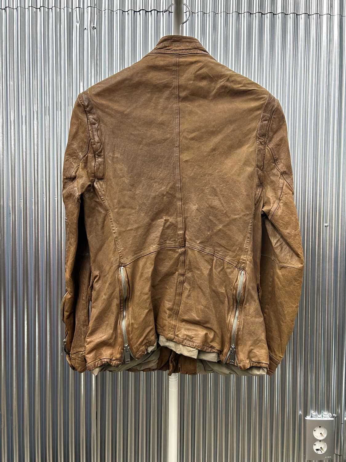 TIME 브라운 양가죽 자켓 상품이미지3