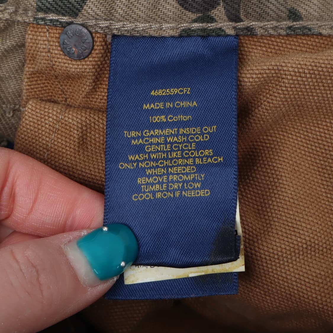 폴로 랄프로렌 카모플라쥬 더블니 워크팬츠 상품이미지9