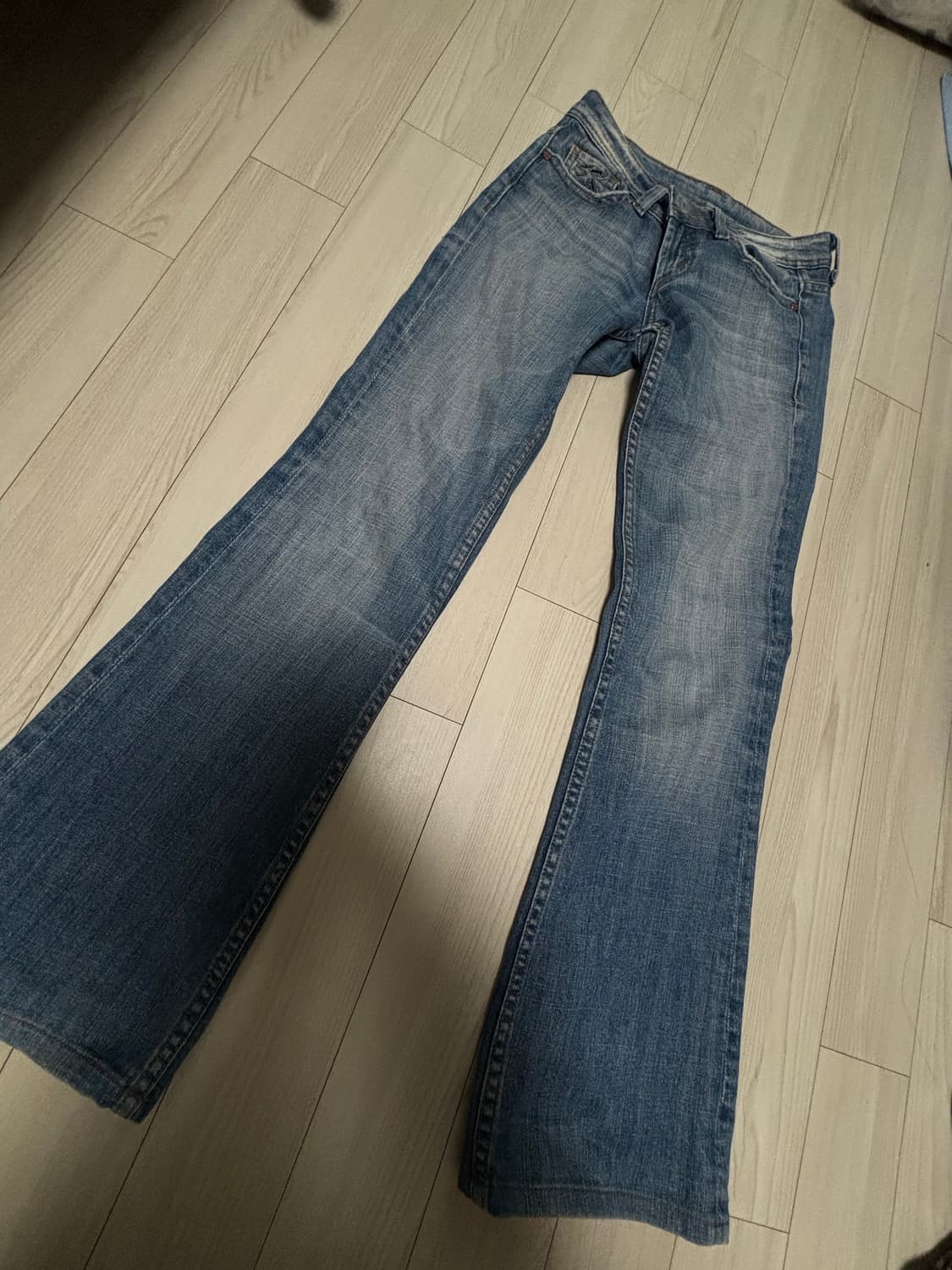 로우라이즈 빈티지 데님 상품이미지3