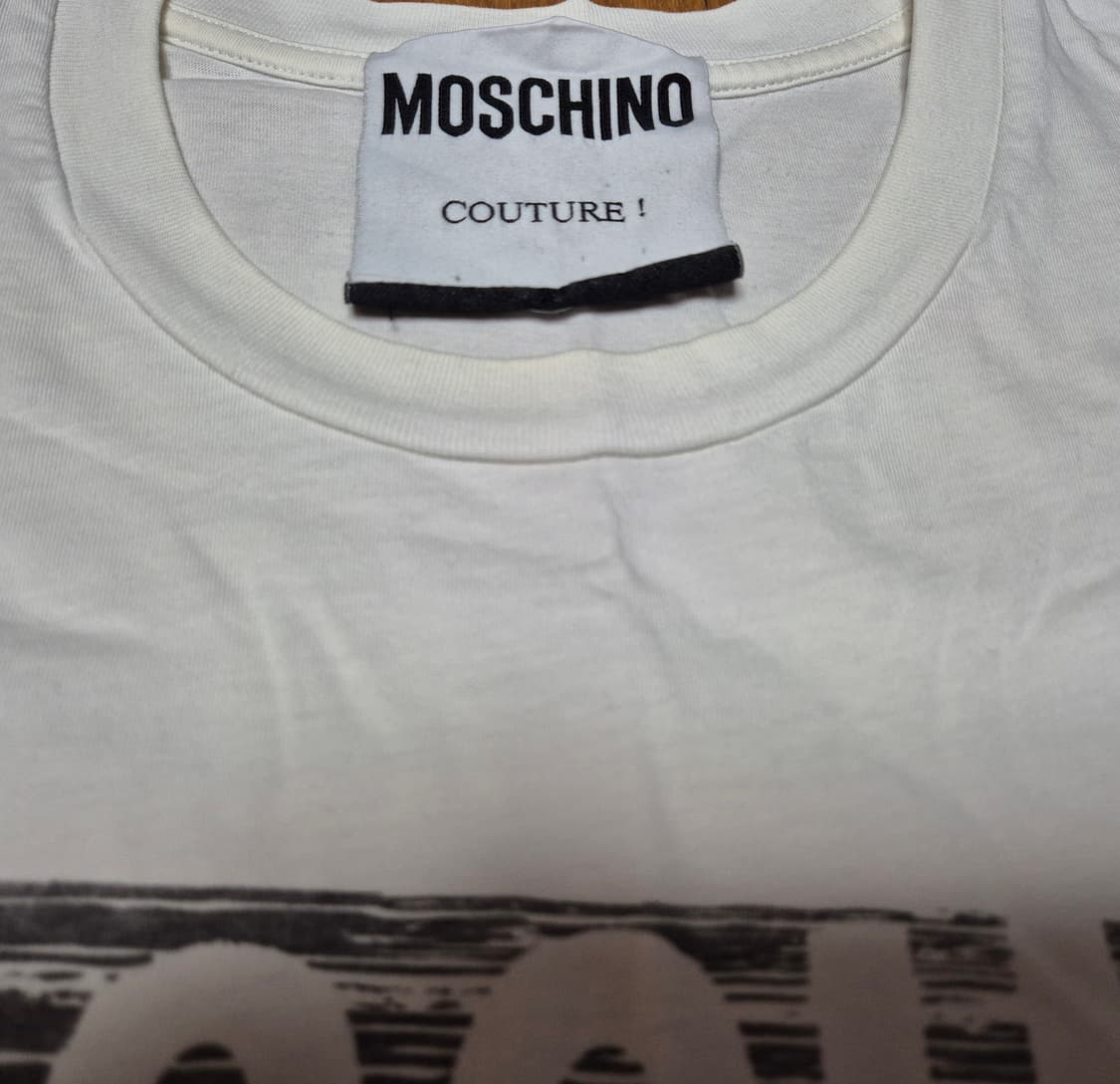 [L]모스키노 밀라노 반팔티 화이트 상품이미지3