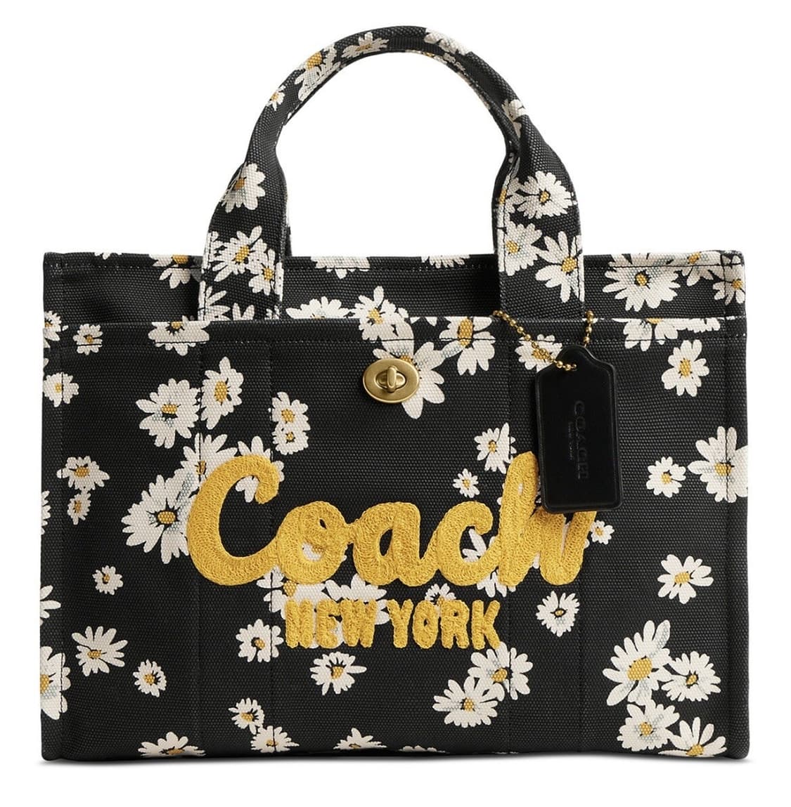 코치 데이지 카고토트백 블랙 미듐 상품이미지3
