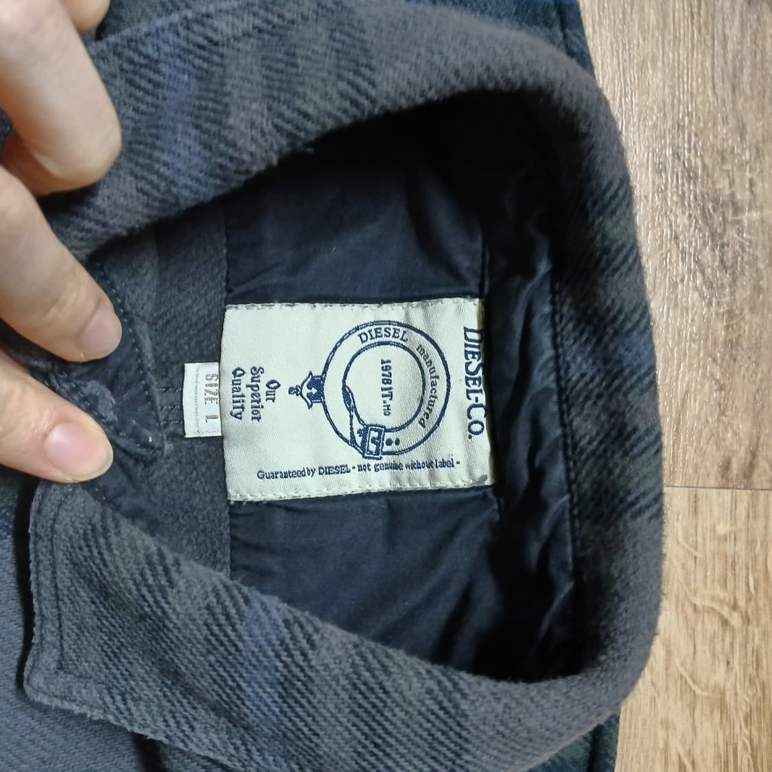 DIesel 디젤 디테일 좋은 셔츠 빈티지 체크 상품이미지6