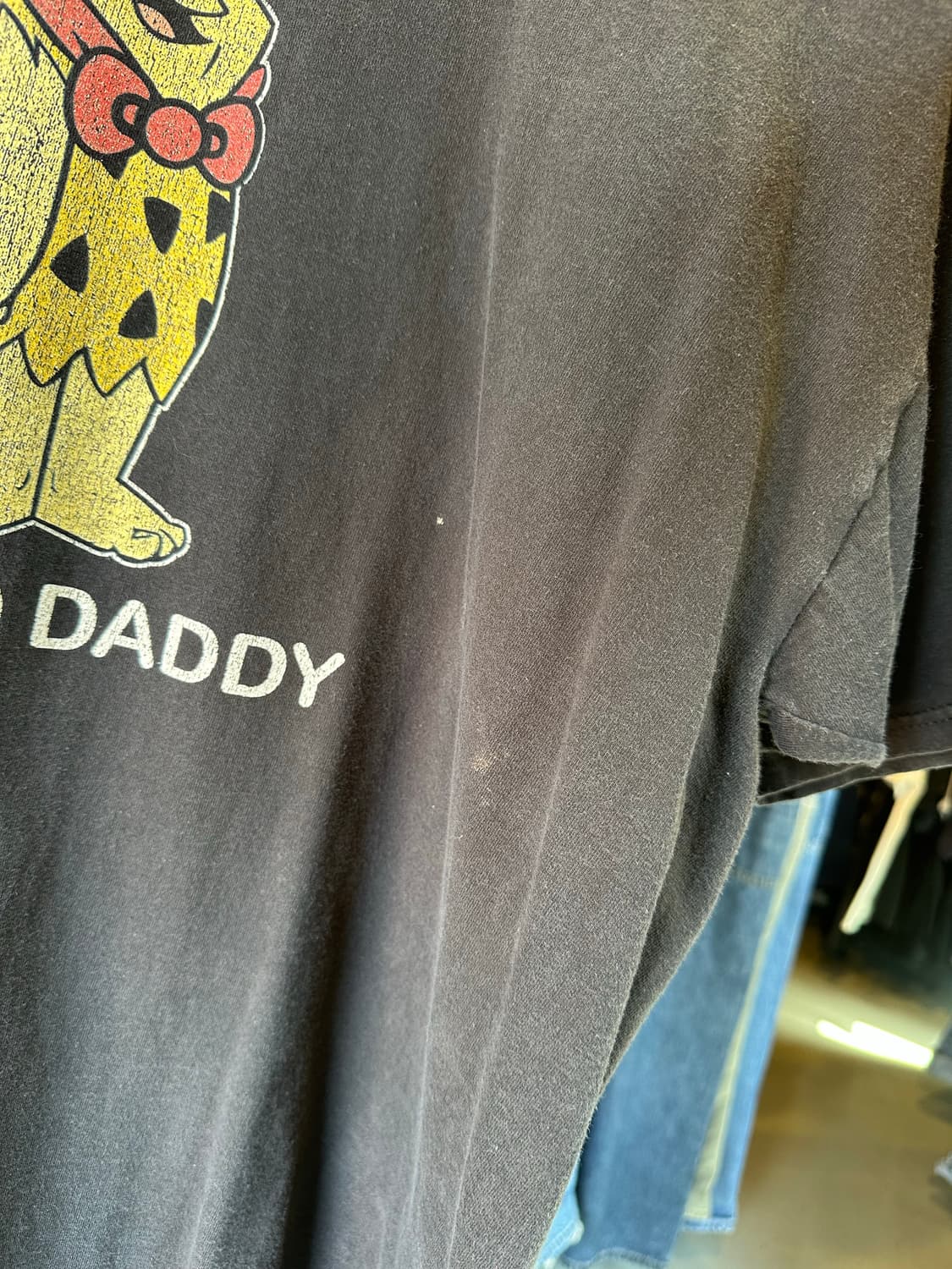 고인돌 가족 플린스톤 프린팅 티셔츠 상품이미지4